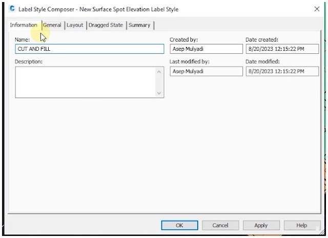 Label style composser