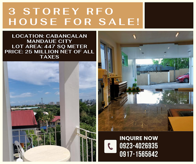3-Storey House & Lot in Cabancalan Mandaue City Cebu