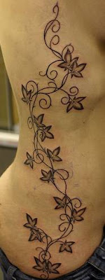 girls flower tattoos