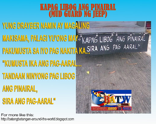 Batangueño around the world, batangenyo around the world, Batangas photo, Batangas, Batangueño ako, Kapag Libog Ang Pinairal