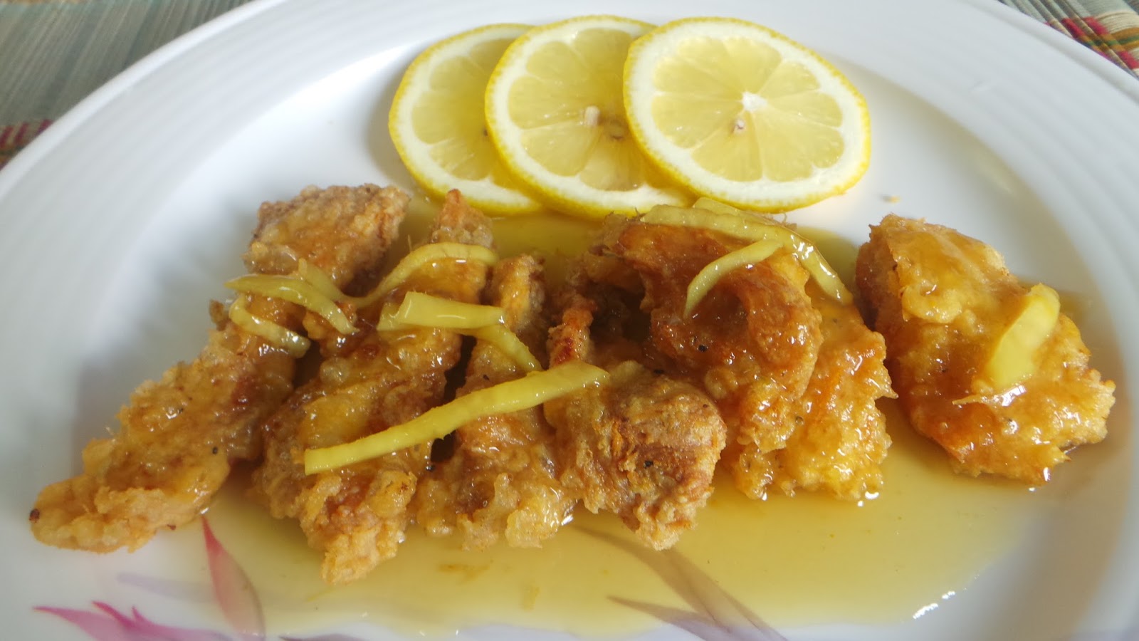 RESEPI CIKGU ANI: AYAM BERSOS LEMON