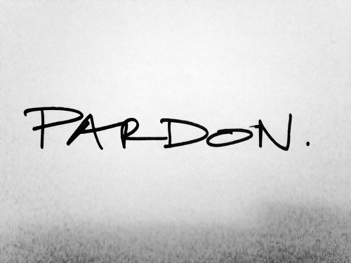 PARDON.
