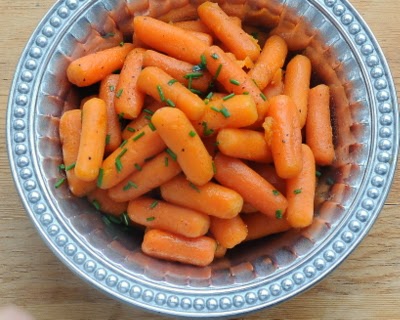 Easy-Easy Slow Cooker Honey Carrots, just dump 'em in and go to town.