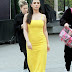 Emeraude Toubia in Yellow Dress at Universal Studios in Universal City, California