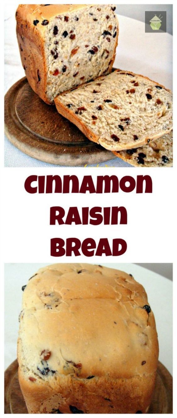Cinnamon Raisin Bread. A nice easy bread to make, using your bread maker or oven. This is also great to make French Toast, YUMMY!