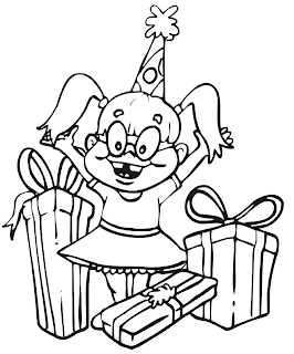 kids coloring pages, birthday coloring pages