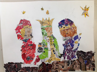 6th grade Advent Christmas Collage from Black Friday Ads