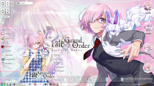 Fate/Grand Order: First Order Theme Win 7 by Enji Riz Lazuardi