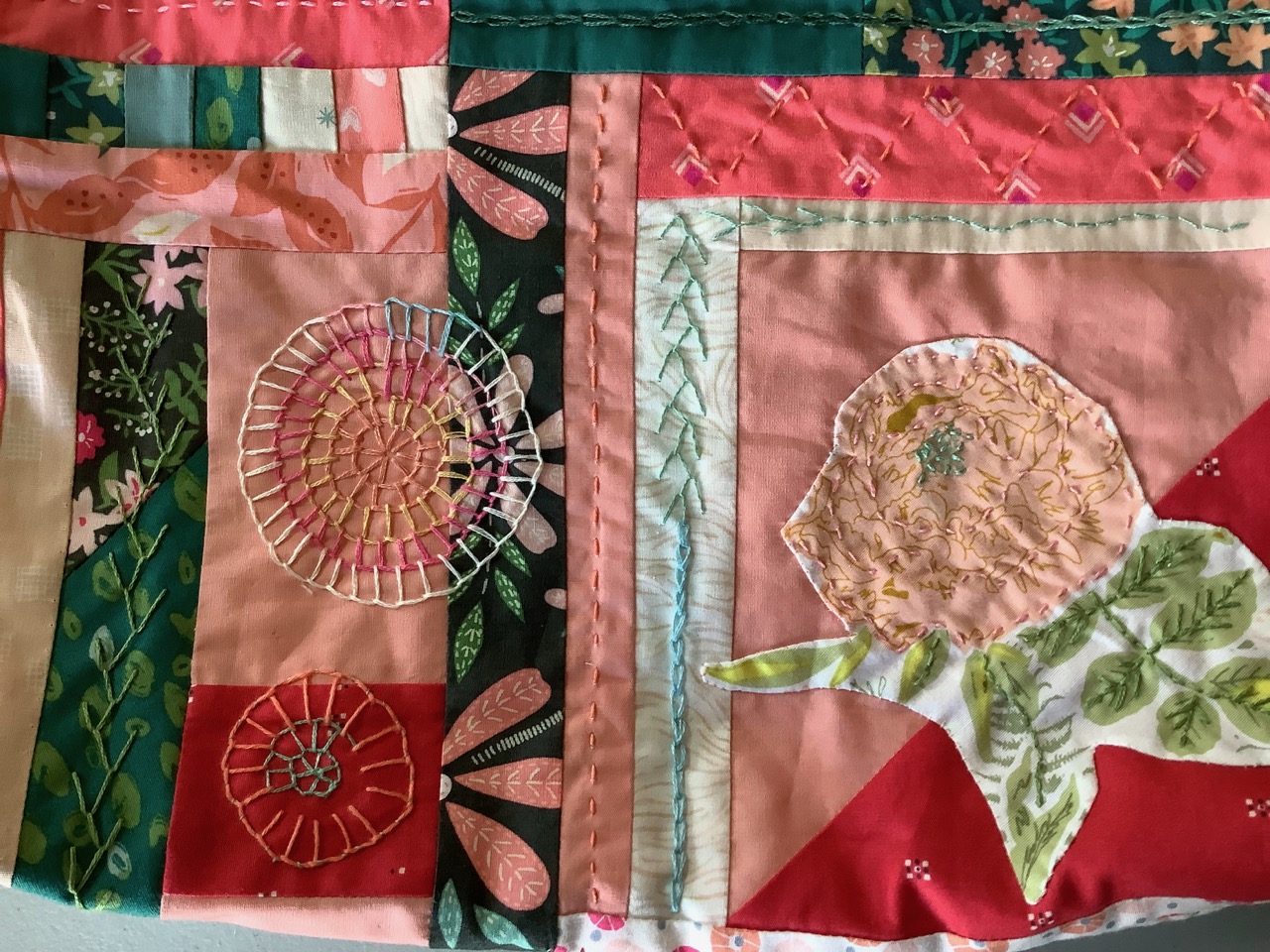 Fiber Antics by Veronica: 100 Days of Slow Stitching with found objects—a  recap