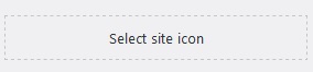 Select site icon