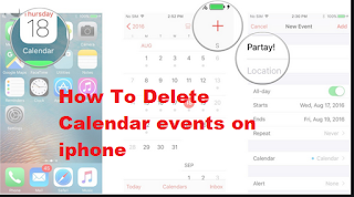 How To Delete Calendar events on iphone [Work]