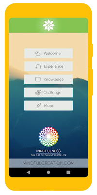 Screenshot of Mindfulness: Being Human meditation app