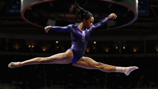 Gabby Douglas USA Female Young Gymnastic Star 2012