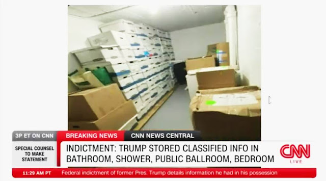 Storage Room for Secret Documents at Trump's Mar-A-Loser Hotel