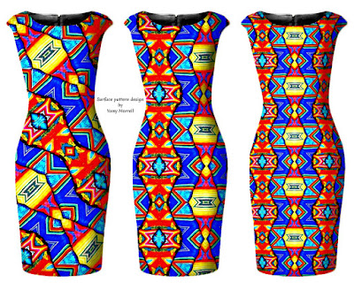 African-pattern-pencil-dress-by-yamy-morrell