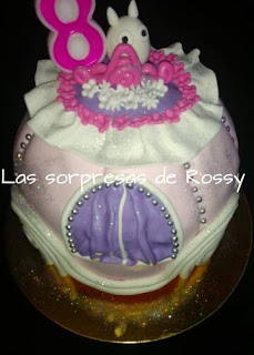 tarta-fondant-carroza-cenicienta