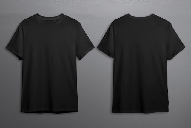 Mockup Kaos Hitam