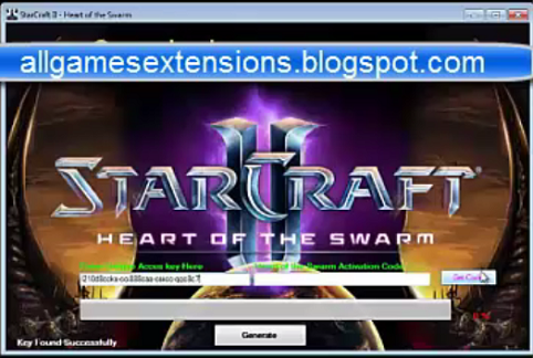 Starcraft 2 Heart of the Swarm Key Generator (keygen) Pro Edition 100% 