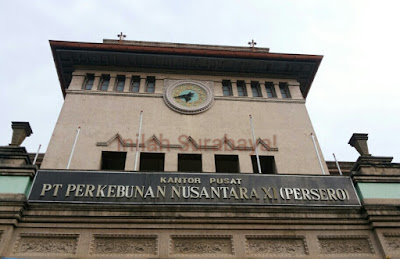 eksterior gedung PTPN XI Surabaya