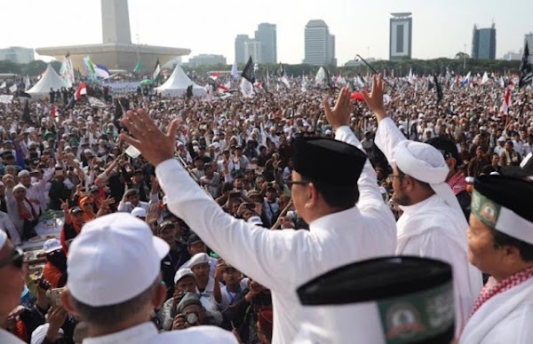 Prabowo: Tertibnya Reuni 212 Jadi Bukti Umat Islam Bukan Radikal