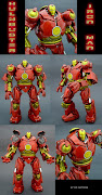 Homem de Ferro Action Figure (hulkbuster iron man figure by jin saotome)