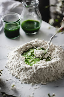 make a healthy herb pasta with different type of herb