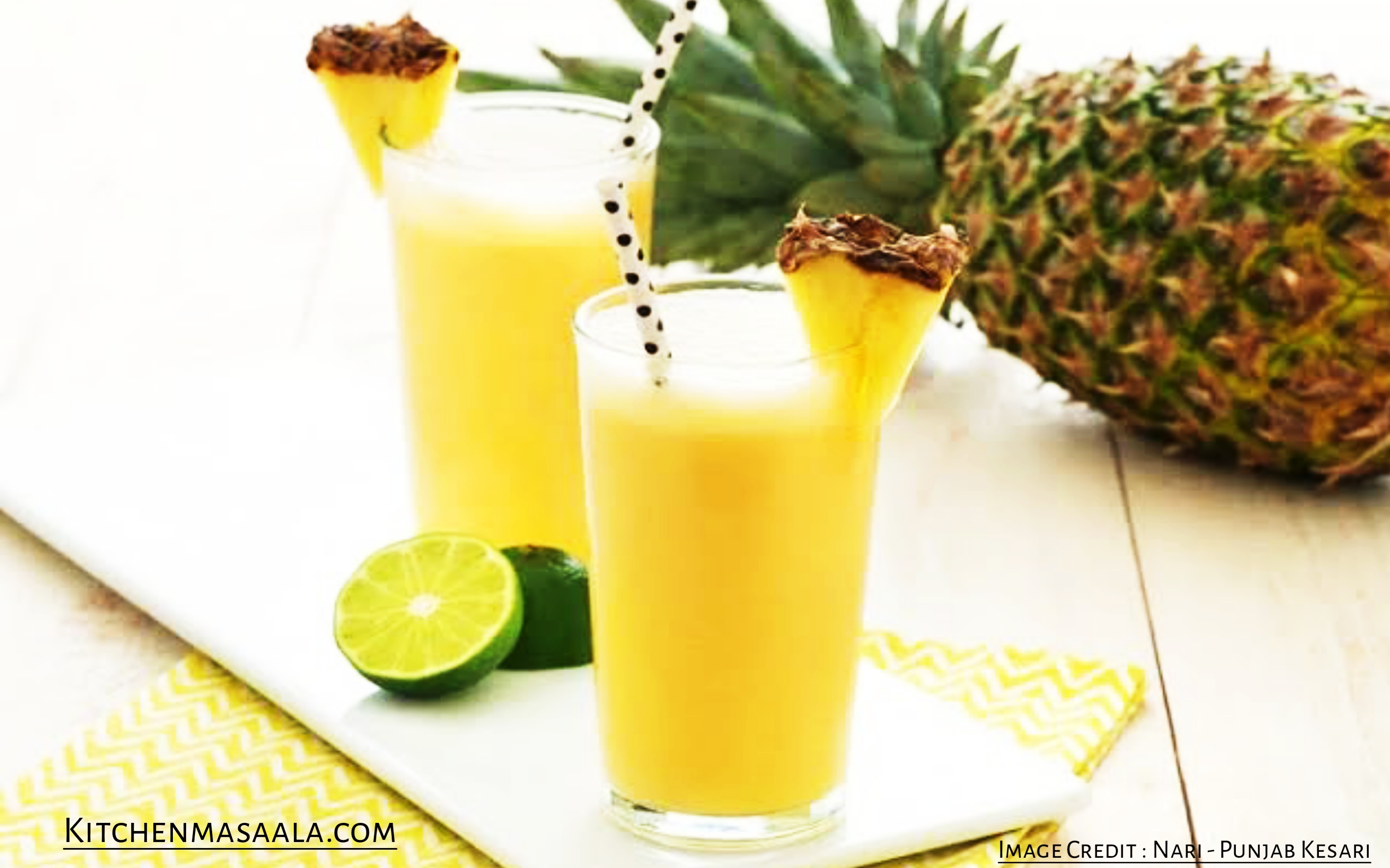 पाइनएप्पल शेक रेसिपी || pineapple shake recipe in hindi