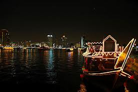 View Dubai by Night with a Cruise in Dubai