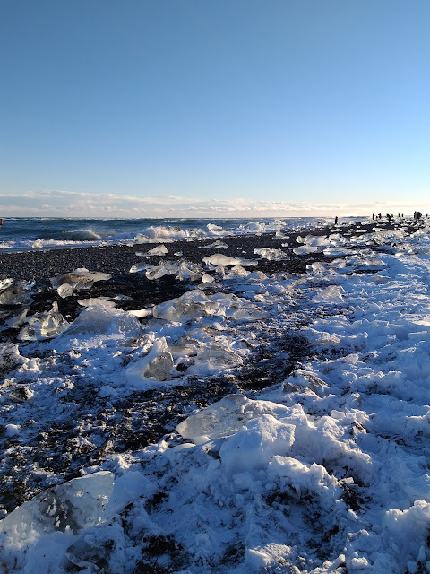 Plaża diamentowa na Islandii