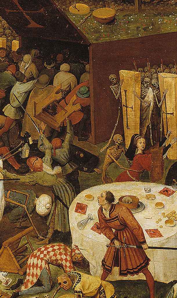Andreas Musculus 'não é possível piorar'. O Triunfo da Morte, Pieter Brugel