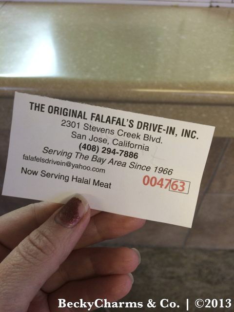 Falafel's Drive In | San Jose, CA Food Review by BeckyCharms