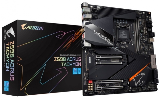 Gigabyte Z590 AORUS Tachyon motherboard