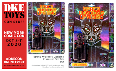 New York Comic Con 2020 Exclusive Space Workers Uprising Resin Figure by Uppercut Party Toys x DKE Toys