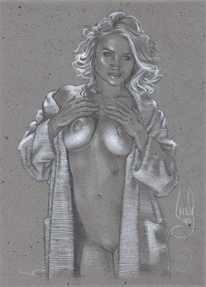Nude Woman Drawing © JEFF LAFFERTY 2015
