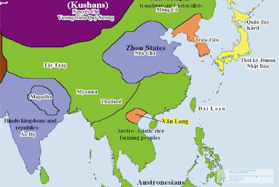 Bản đồ Nhà nước Văn Lang
