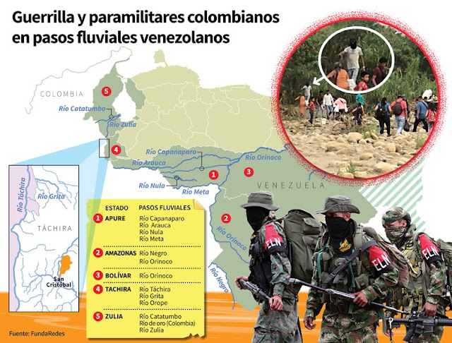 FRONTERA: Grupos terroristas y criminales actúan impunemente en las fronteras fluviales de Venezuela