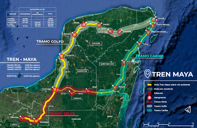 LA COLUMNA DEL SOL// MAGNATES DE QUINTANA ROO VAN POR LAS ESTACIONES DEL TREN MAYA