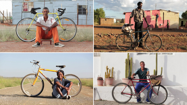 165 retratos de ciclistas da África do Sul