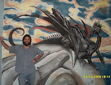 EN UN CUARTO DE UN NIÑO - UN MURAL DE UN DRAGON DE CIRUELO