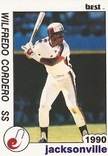 Wilfredo Cordero 1990 Jacksonville Expos card