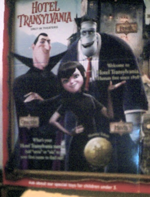 Side one of Hotel Transylvania Happy Meal box