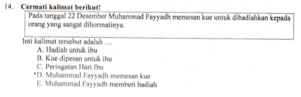 Cermati Kalimat Berikut / Soal Soal Bimbingan Belajar Unas 2013 Bahasa Indonesia - Kalimat di atas tidak efektif karena dan adalah konjungsi koordinatif yang mensyaratkan struktur.
