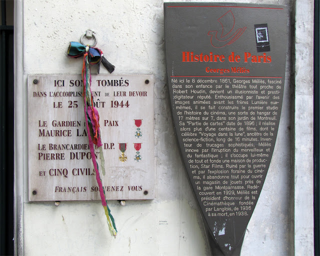 Birthplace of Georges Méliès, Panneau Histoire de Paris, Panel Histoire de Paris, Boulevard Saint-Martin, Quartier des Arts-et-Métiers, 3rd arrondissement, Paris