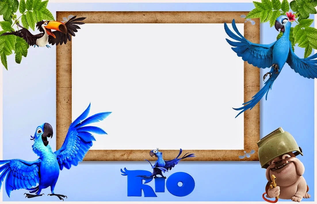 Rio, Free Printable Invitations, Labels or Cards.