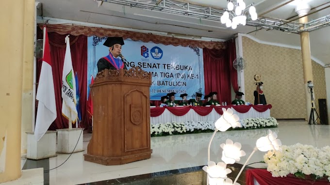 Wisudawan Terbaik Poltek Batulicin Adalah Wakil Bupati Terpilih Kabupaten Kotabaru “Andi Rudi Latif”
