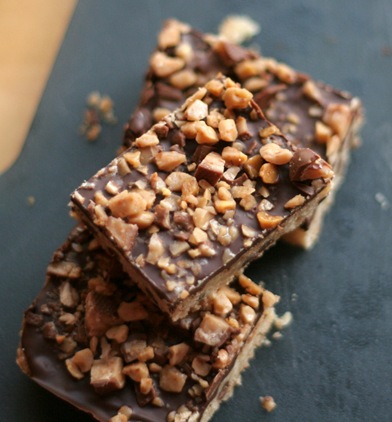 chocolate toffee shortbread 3