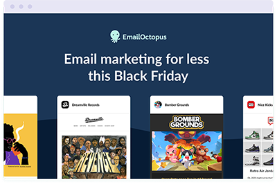 Get 90% off your first month of EmailOctopus