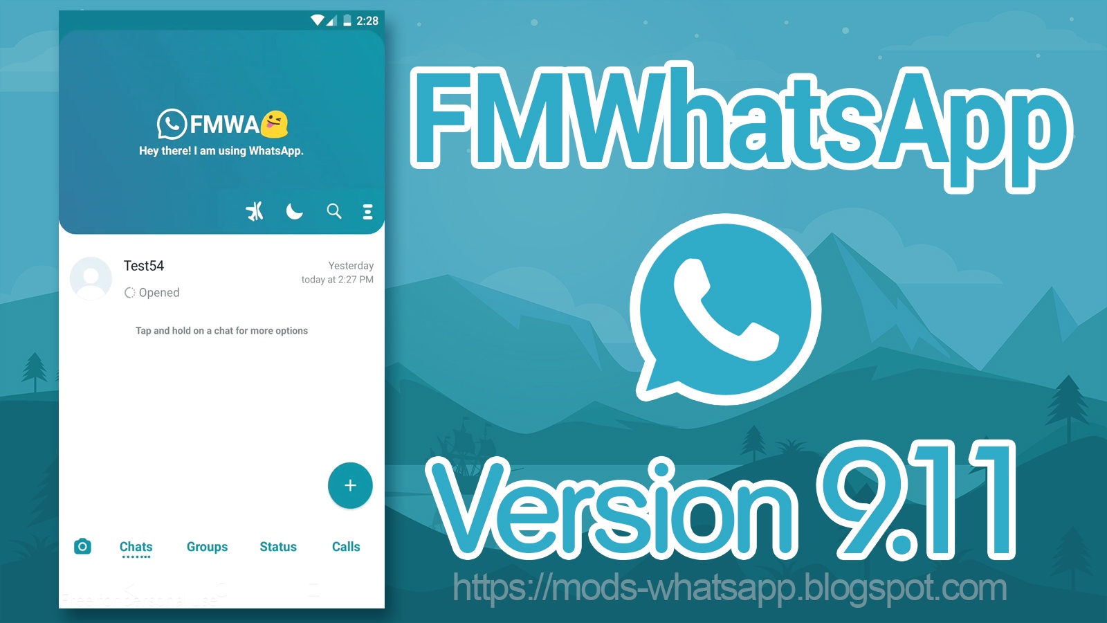 FMWhatsApp v9.11 (Fouad WhatsApp) APK