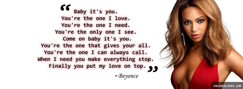 Beyonce Love On Top Lyrics