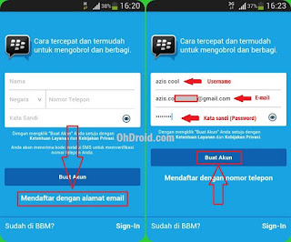 Cara Daftar BBM Baru di Android